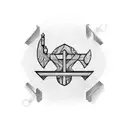 cross middle finger tattoo design idea