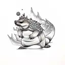 sandshrew tattoo design idea