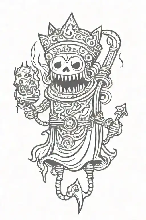 lich adventure time tattoo design tattoo design idea