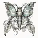 small winfs metal wire wrapped tattoo design idea