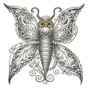 small winfs metal wire wrapped tattoo design idea