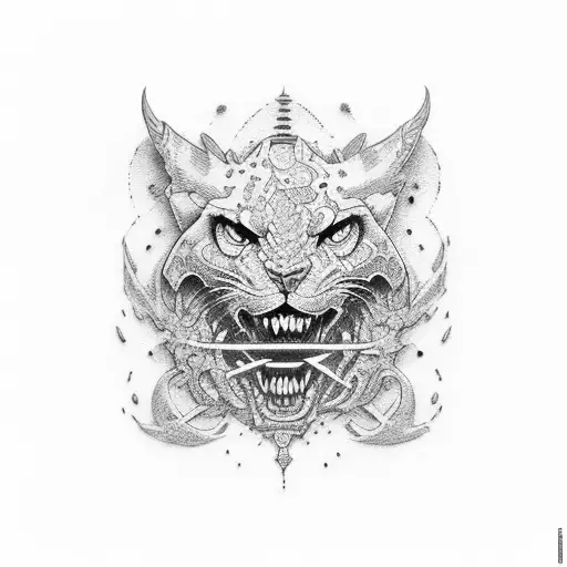 The numbers 1994 and 2003 are in the form of 8 tattoo design idea