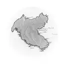 map centered on vietnam tattoo design idea