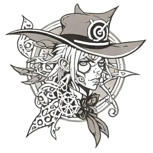 maca albarn soul eater tattoo design idea