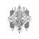 gambler tattoo design idea