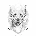 names Nico, Luca, Alex in Morse Code tattoo design idea