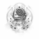 names Nico, Luca, Alex in Morse Code tattoo design idea