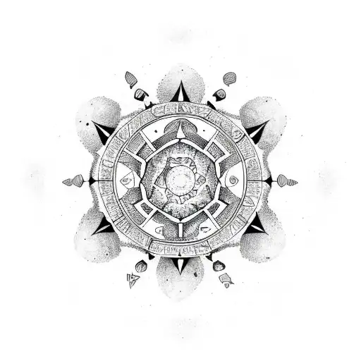 Combine the client's zodiac sign with a mandala design tattoo design idea