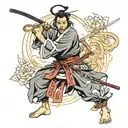 Miyamoto Musashi tattoo design idea