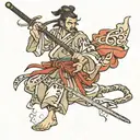 Miyamoto Musashi tattoo design idea