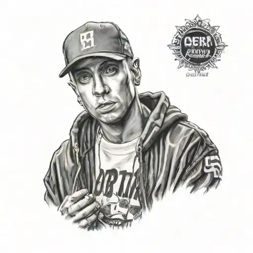 eminem slim shady tattoo design idea
