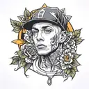 eminem slim shady tattoo design idea