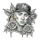 eminem slim shady tattoo design idea