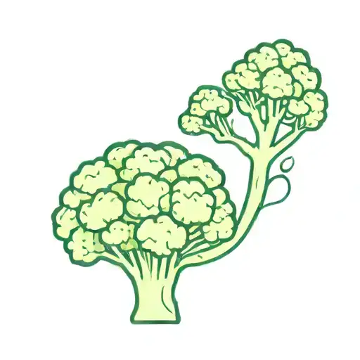 broccoli and a lighter  tattoo design idea