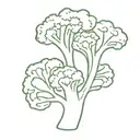 broccoli and a lighter  tattoo design idea
