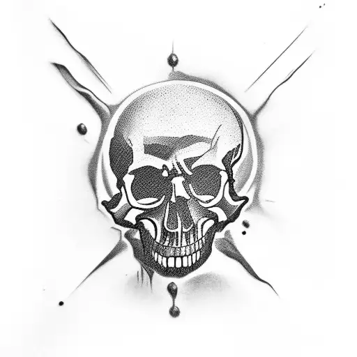 skull hand tattoo tattoo design idea