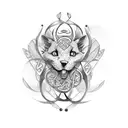 tattoo that combines elemens of my Italian, Irish and Jewish ancestry tattoo design idea