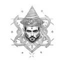 tattoo that combines elemens of my Italian, Irish and Jewish ancestry tattoo design idea