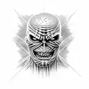 Iron Maiden's eddie mummy tattoo design idea