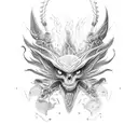 bio-mechanical-pheonix tattoo design idea