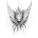 bio-mechanical-pheonix tattoo design idea