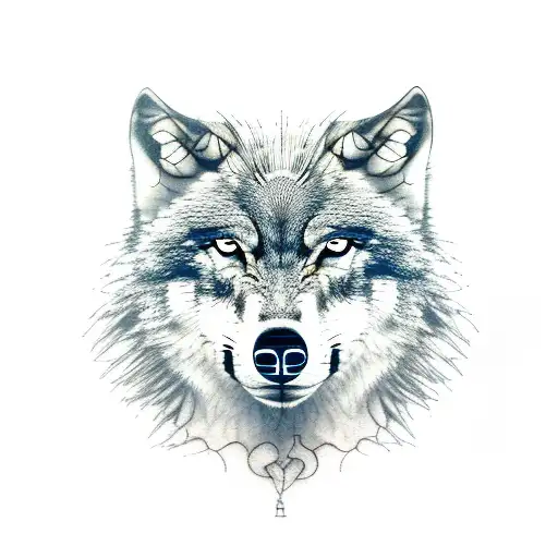 wolf Hidden cam in black sheep clothes  tattoo design idea