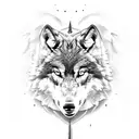 wolf Hidden in black sheep clothes  tattoo design idea