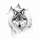 wolf Hidden in black sheep clothes  tattoo design idea