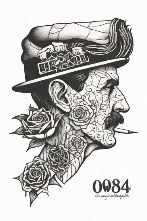 George Orwell 1984 tattoo design idea