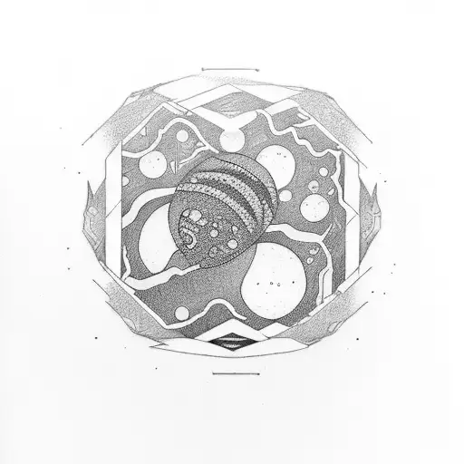 circle, kintsugi, zen,  tattoo design idea