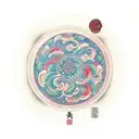 circle, kintsugi, zen,  tattoo design idea