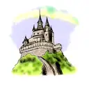 SAO castle tattoo design idea