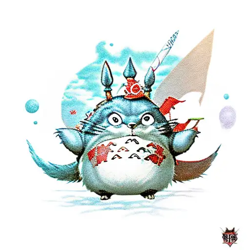  alice madness returns my neighbour totoro tattoo design idea