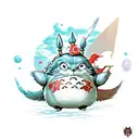  alice madness returns my neighbour totoro tattoo design idea