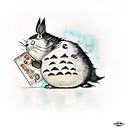  alice madness returns my neighbour totoro tattoo design idea