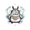  alice madness returns my neighbour totoro tattoo design idea
