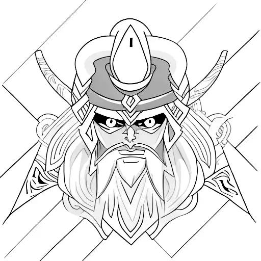 dark magician tattoo design idea
