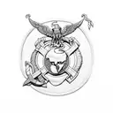 Usmc tattoo design idea