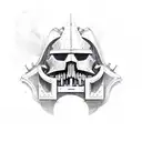 crusader tattoo design idea