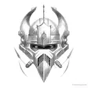 crusader tattoo design idea