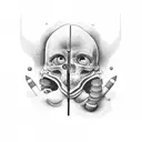 sick kids tattoo design idea