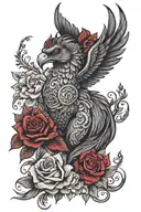 Shani Louk tattoo design idea