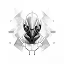 mass effect turian tattoo design idea