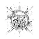 FAMILY OVER EVERYTHING VERTICAL tattoo design idea