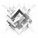 interstellar movie reference tattoo design idea