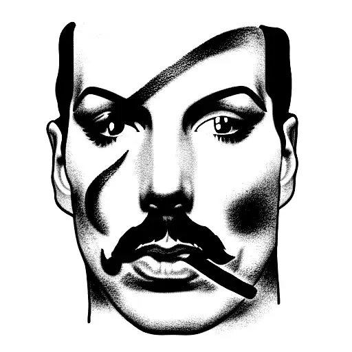 freddie Mercury tattoo design idea