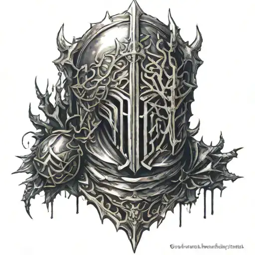 dark souls covenants tattoo design idea