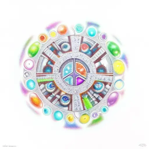 infinity stones, the stones are food , music, beer, football and peace tattoo design idea