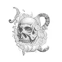 old school greece tattoo design idea