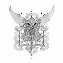 old school greece tattoo design idea